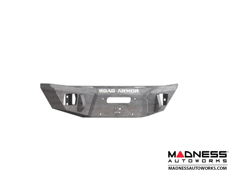 Jeep Wrangler JL Stealth Front Winch Bumper - Competition Cut - Raw Steel 